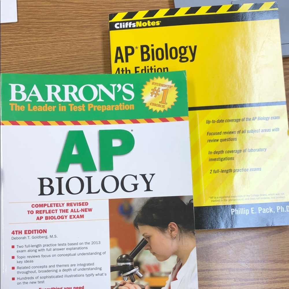 AP Biology Book - White & Green Cover